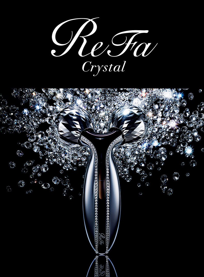 天猫国际 日本ReFa Crystal 双球滚轮水钻瘦脸美容仪 图1