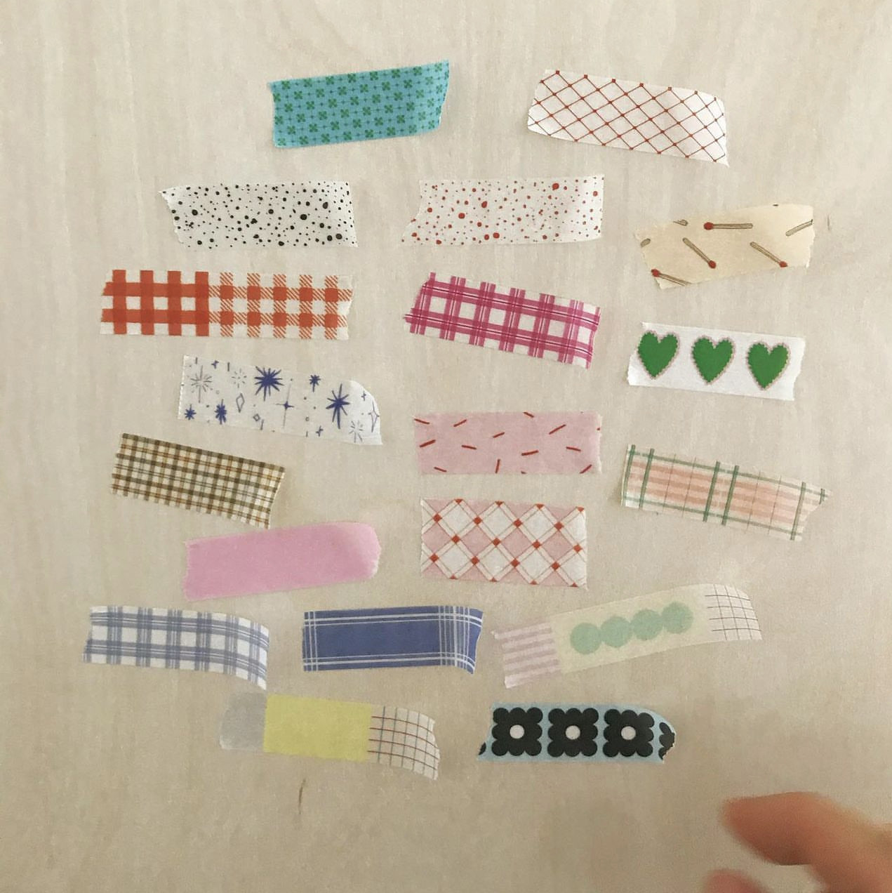 Korean simple love star basic tape