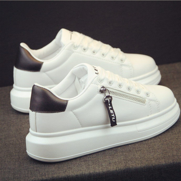 Tide Card Men's Shoes Small White Shoes 2022 New Spring Han Edition Sports Casual Shoes Breathable Inner Climax Shoe Board Shoes Men