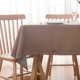 Bắc Âu không thấm nước khăn trải bàn vải bông và vải lanh vuông rắn bảng màu vải hộ gia đình bàn cà phê mat đơn giản in khăn trải bàn