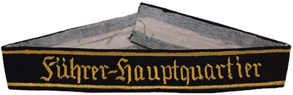 German Cuff (4) arms Chapter cloth applie with embroidered label
