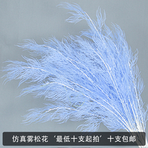 Wedding props simulation floral decoration wedding rime flower fog grass window hotel ornaments 5 fork rime