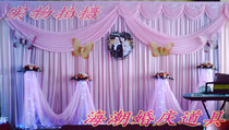 Special wedding background gauze new gauze stage background wedding shaman wedding cloth curtain