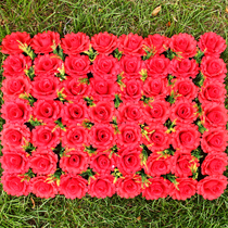 Wedding supplies row flower arches flower door Pavilion flower room booth flower simulation silk flower round Pavilion Square Pavilion happy Pavilion decoration