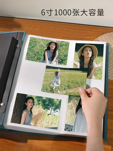 Вместительный и большой памятный фотоальбом, книга роста, 5 дюймов, 6 дюймовый