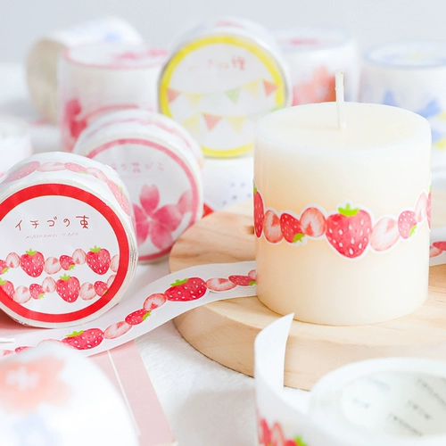 Лента, свежая клубника, планировщик, DIY