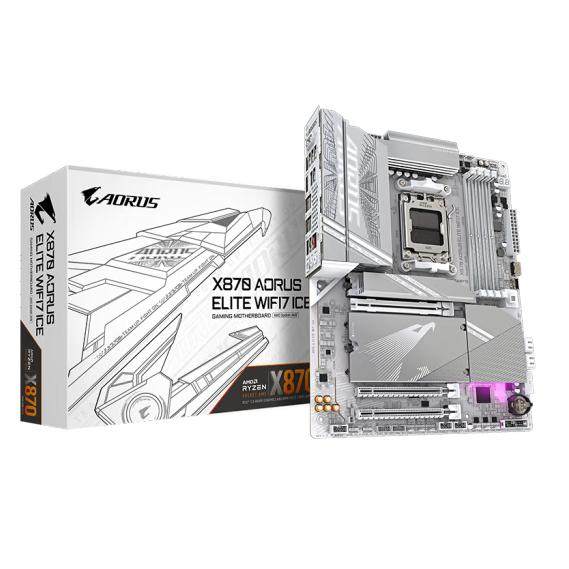 Ледяная скульптура Gigabyte B650M/B850M/X870 AORUS ELITE AX ICE PRO AX/Игровая скульптура Изображение 1