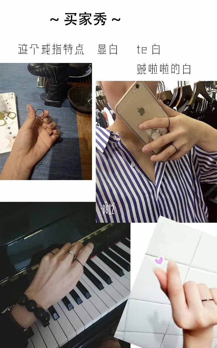 Bague Femme BORNTRUE    en Acier au titane - Ref 3087899 Image 11