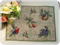 American country European retro Mediterranean ins style placemats tablecloth student table mat 47*33cm10