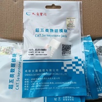 DTT Datang Telecom Category 5e and Category 6 unshielded network compliance module single-port dual-port telephone information panel