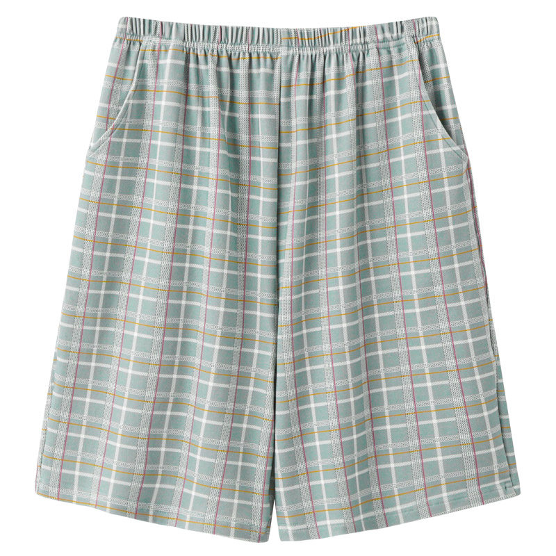 300 Catty Pants Men's Summer Pure Cotton Loose Super Size Yard Gats 200 Catty Haggi Pants 50% Pants Home Thin Shorts