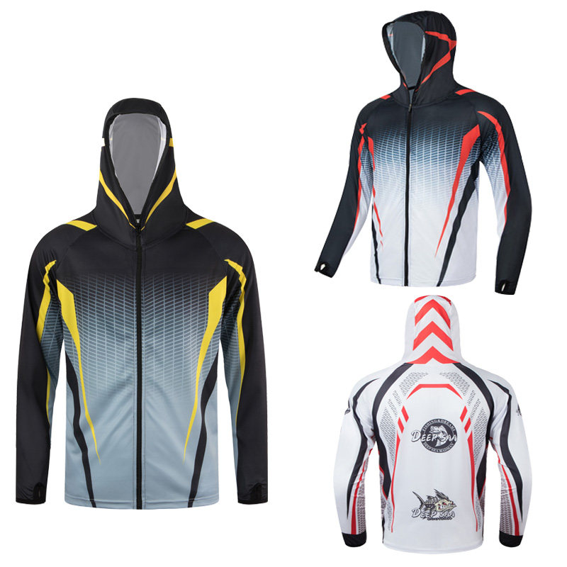 2024年新作 メンズ釣り用日焼け防止スーツセット - アイスシルク素材の通気性・速乾性・防虫効果のあるアウトドアスポーツ・釣り用スーツ