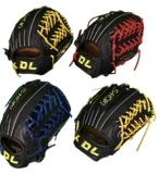 Бейсбольная душа DL Baseball Glove All -Leather All White Snake Pattern Diamond Pocket Yellow Blue носит веревочные перчатки в левой руке и правой руке, чтобы выбрать