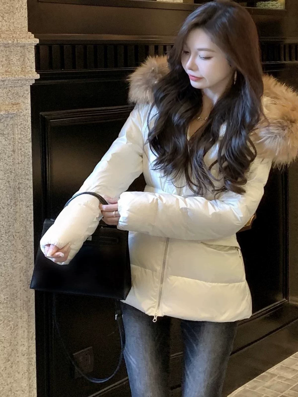 Down jacket, hoody, winter brace, duck down