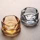 Glass ashtray creative home living room office light luxury high-end bar special commercial hotel ashtray customization