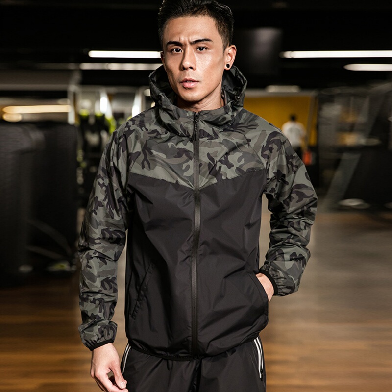 Sweat Suits for Men and Women, Large Size Loose-Fitting Sports Suits for Couples, Running, Aerobics, Boxing, Jump Rope Training Clothes, Sweat Jackets