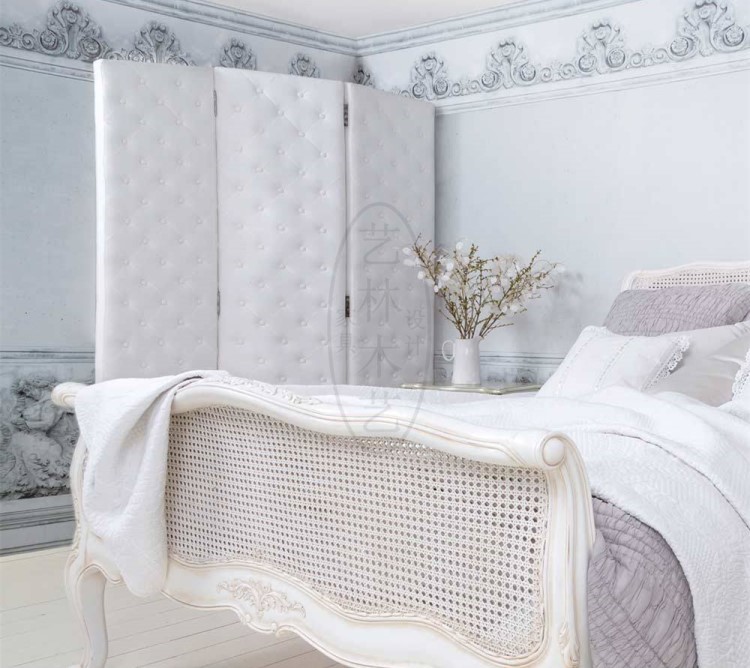Nước mỹ vải mềm màn hình túi Pháp Ý nhung khóa cổ điển mục vụ Châu Âu cao cấp cửa sổ phòng khách