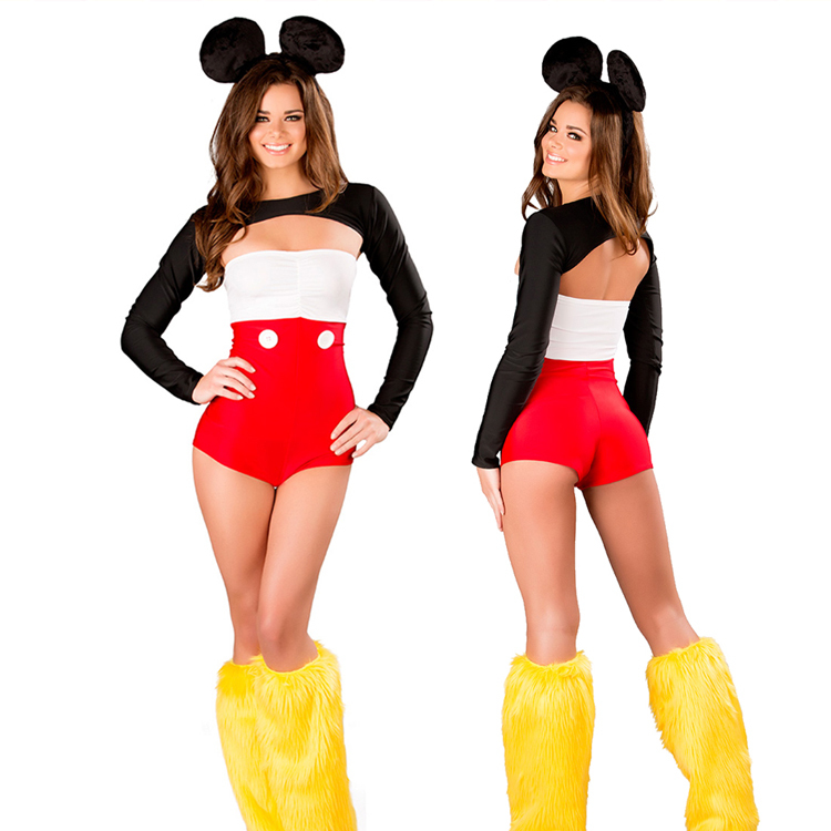Halloween New Mickey Costume, Animal Party Costume, Mickey Mouse Cosplay, Disney Game Costume