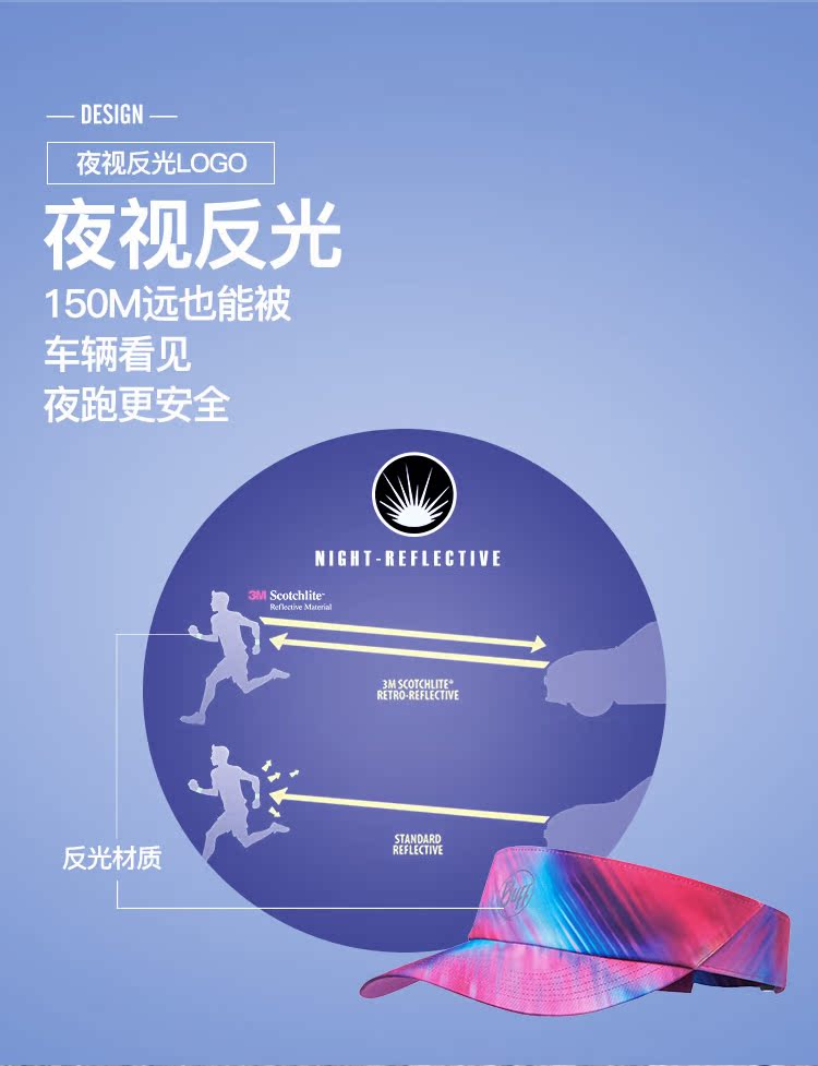 BUFF nam giới và phụ nữ marathon chạy thể thao mũ topless siêu ánh sáng kem chống nắng dù để che nắng nhanh khô có thể điều chỉnh mũ lưỡi trai nike