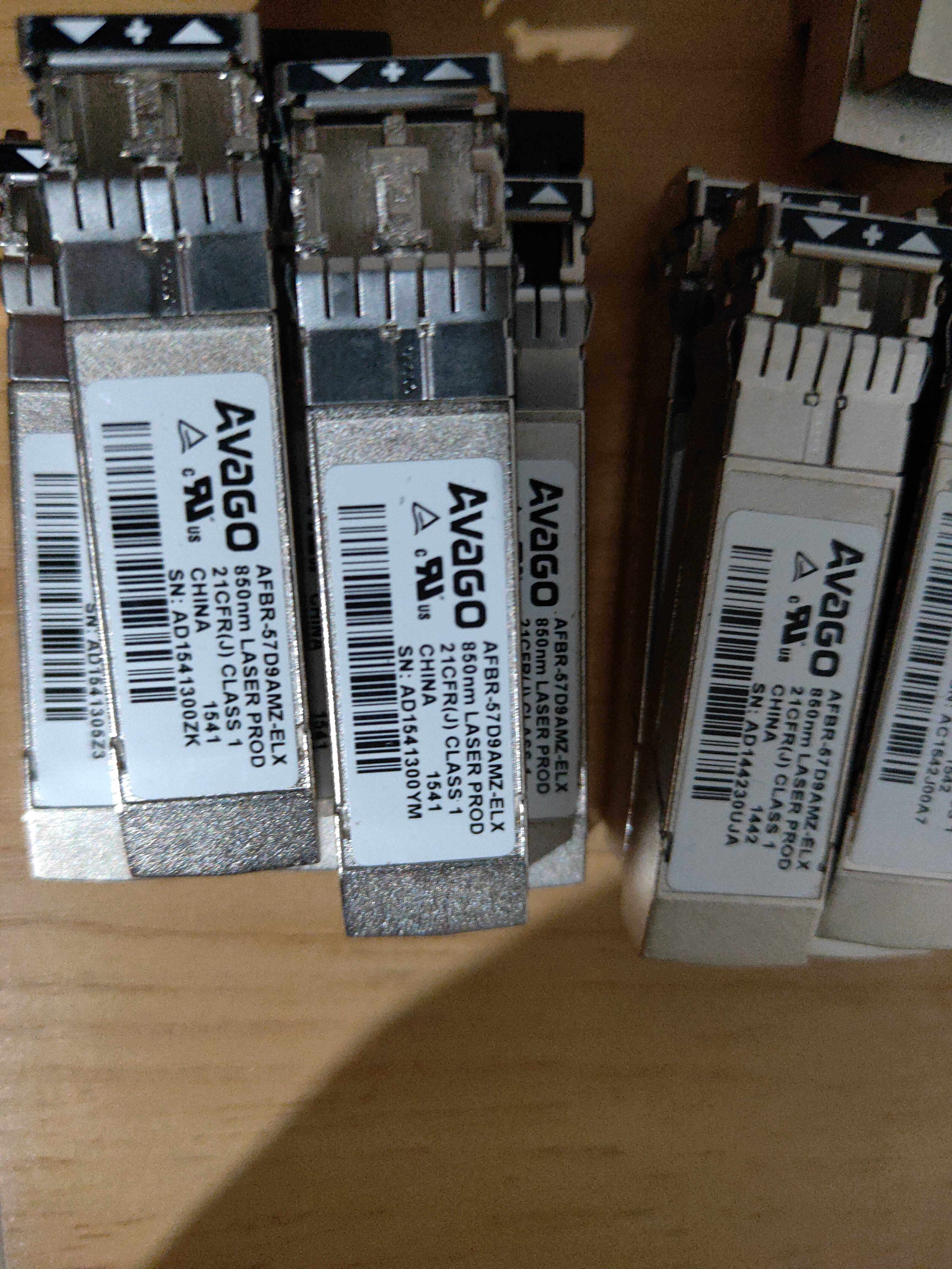Original AVAGO Anhwa High AFBR-57D9AMZ-ELX SFP 850nm 8G multimode fiber module