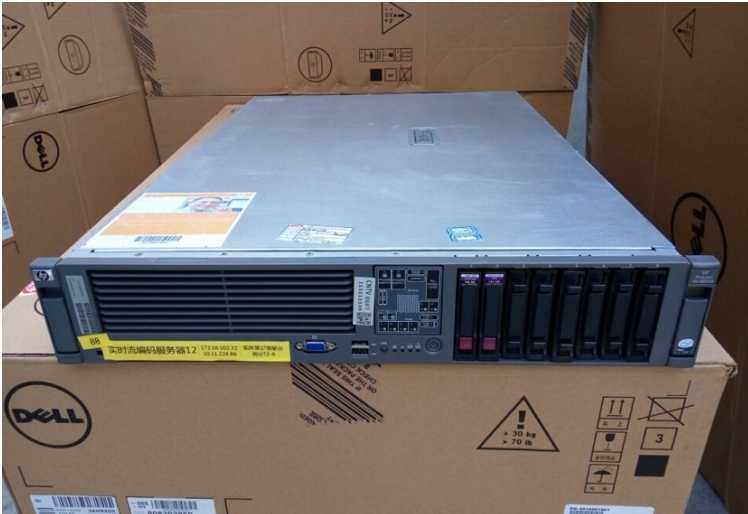 Eight-core dual-path Xeon HP DL380G5 2U complete machine server