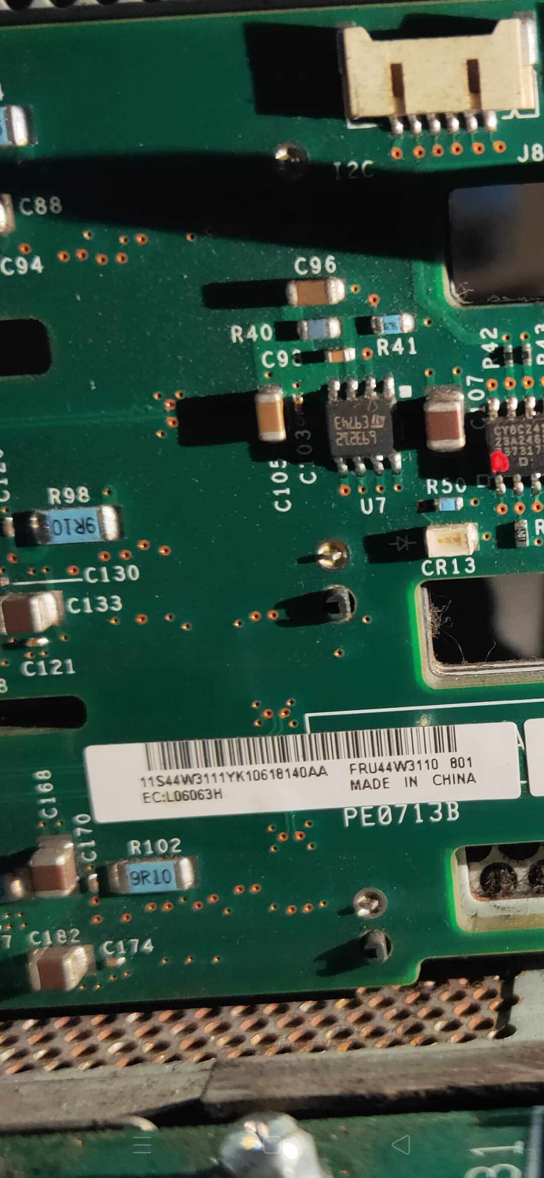 IBM X3655 X3650 Hard disc backplate 41Y8733 44W3110 43W5575 39M6890