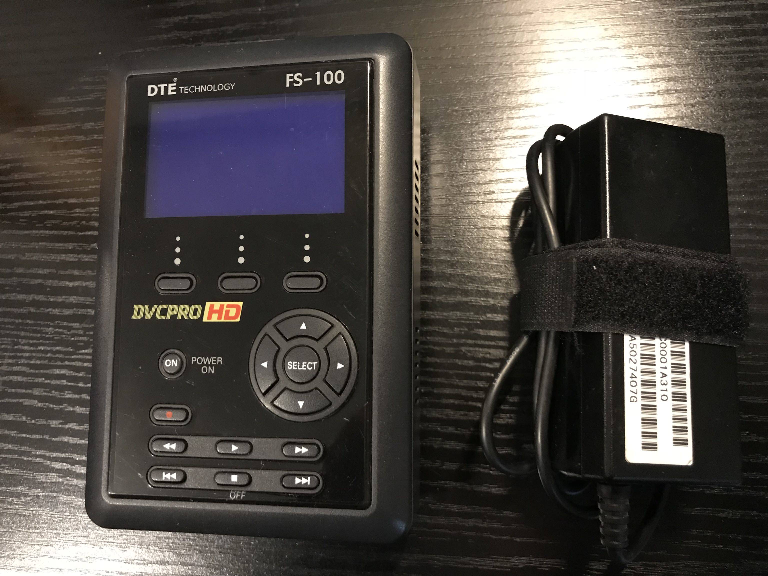 DTE FS-100 DVCPROHD HD Hard disc recording unit