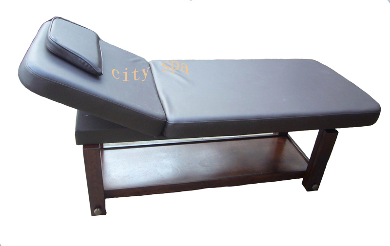 Vẻ đẹp nội thất gỗ rắn đẹp giường massage khung gỗ đẹp giường SPA massage đẩy dầu đẩy trở lại giường nhà máy bán hàng trực tiếp - Hair Salon / Nội thất làm đẹp