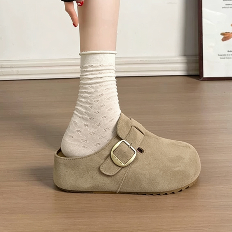 Slip-On Half-Slippers for Women with Hidden Height Increase, Thick-Soled Casual Lazy Clogs, Birkenstock Style, 2026 New Model, Perfect with Skirts, Super Soft Slip-On Half-Slippers for Women with Hidden Height Increase, Thick-Soled Casual Lazy Clogs, Birkenstock Style, 2026 New Model, Perfect with Skirts, Super Soft