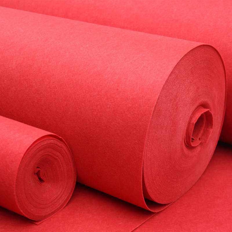 Plain carpet red gray black welcome wedding opening exhibition catwalk event celebration one-time festive supplies