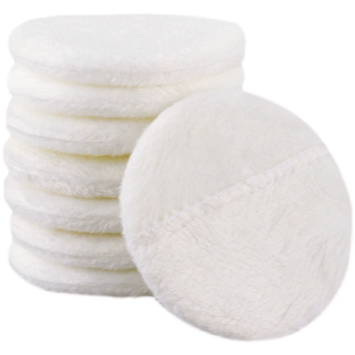 Присыпка для младенца, спонж, лента, большие хлопковые детские перчатки для новорожденных, увеличенная толщина