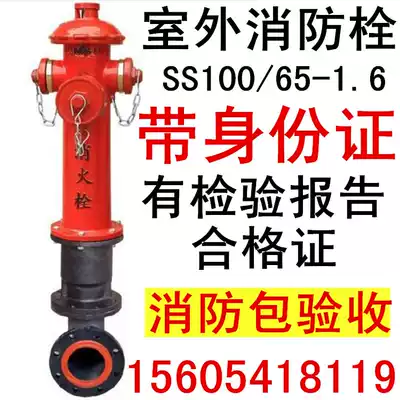 Ground type fire hydrant outdoor fire hydrant above ground hydrant outdoor fire hydrant SS100 65-1 6