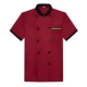 Красный, короткий рукав