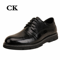CK Derby Shoes Fashion 100 Hitch Business Casual Shoes Genuine Leather Lacing Positive shoes Mens Danye Hong Kong