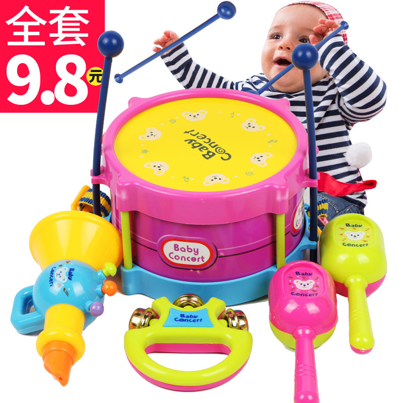 Children beat drumbeat drumbeat drummer children early to teach early childhood toys percussion instruments 0-2-3 years old