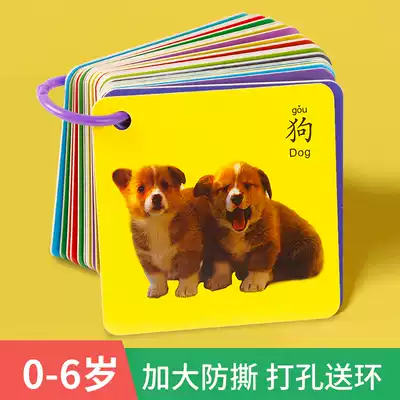 Literacy Digital Card Kindergarten New Words Baby Knowledge Knowledge Children Early Education Preschool Color Cognitive Animal Card