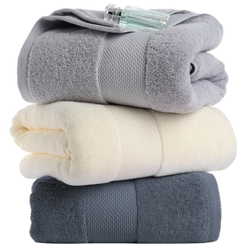 Thick Cotton Bath Towel Hotel Towels Pure Cotton Thickened 500g Absorbent Towel Bath Towel