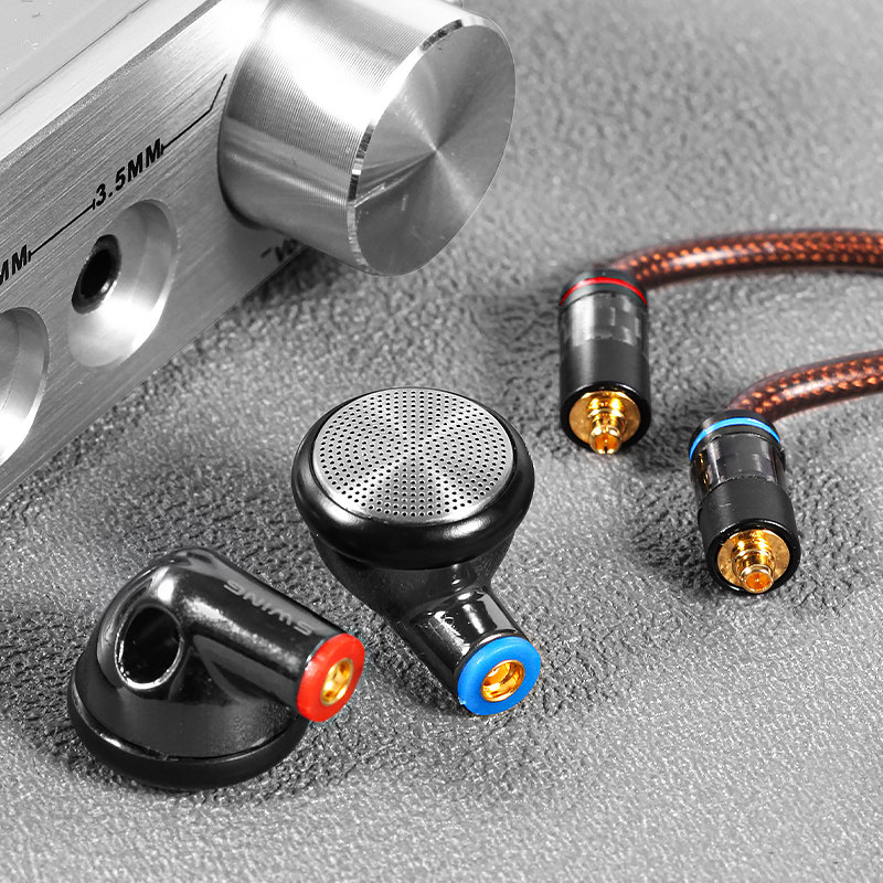 Flat head headphones 600 Au high impedance 150 bugs Gothic 400 Ographene earplugs diy custom exchangeable wire head plug-Taobao