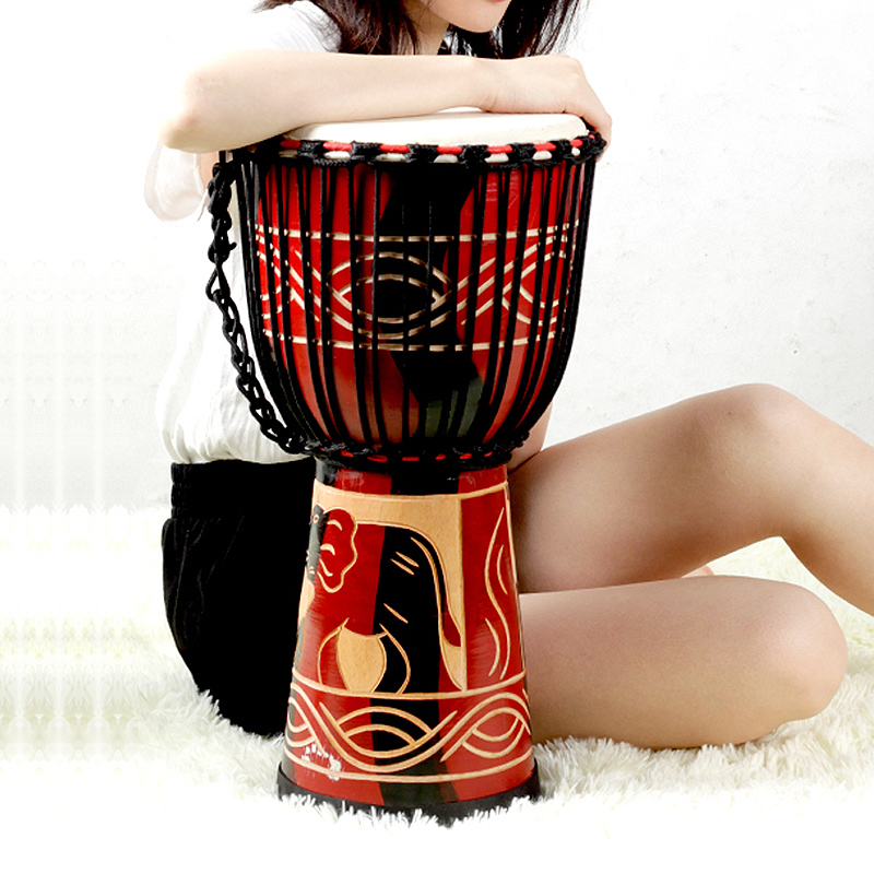 African Drum Lijiang Kindergarten Standard 8 10 12 inch professional hand clapping percussion instruments play children's hand drum folk songs