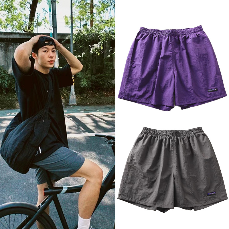 In Stock, Xu Guanghan's Same Style Quick-Drying Quarter-Length Shorts for Men, Lightweight and Breathable for Summer, Suitable for Sports, Leisure, and Beach, Made of Nylon