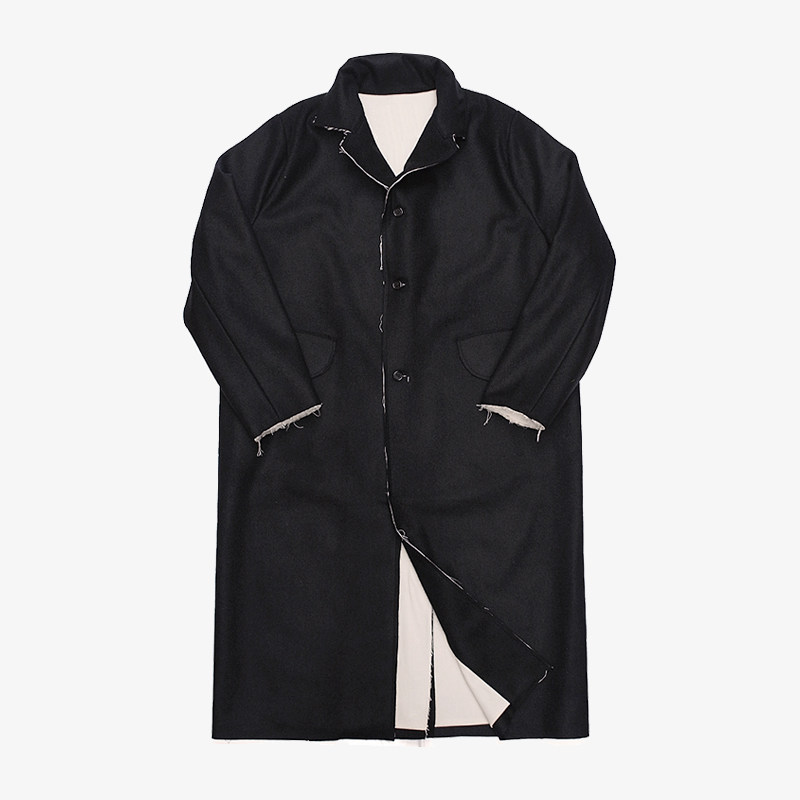 GAOSTUDIOS long burred coat original designer brand PH woolen coat men ED vintage coat