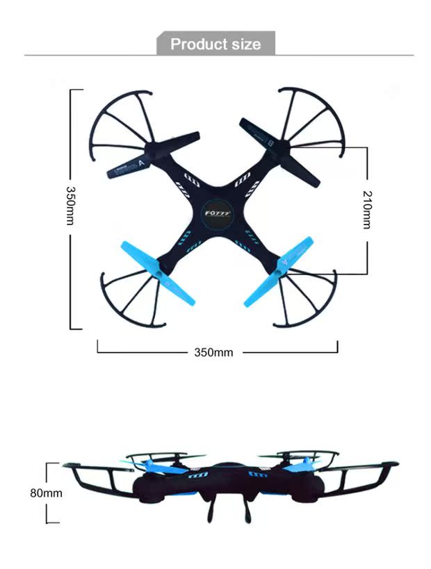 Máy bay không người lái WIFI trên không biên giới FQ777 958W máy bay chụp ảnh trên không điều khiển từ xa máy bay mô hình máy bay thế hệ đồ chơi điện - Mô hình máy bay / Xe & mô hình tàu / Người lính mô hình / Drone xe tăng đồ chơi bắn súng