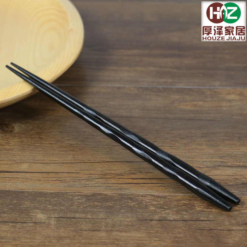 Indonesian iron wood Japanese Japanese style chopsticks natural solid wood pointed chopsticks Japanese creative tableware household sushi