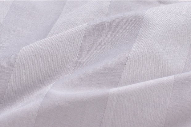 Vải trắng Khách sạn Vải sọc trắng Vải Cotton Satin Satin Twill Bed Sheet Vải - Vải vải tự làm vải chất cotton