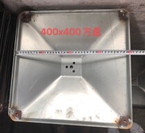 Custom western restaurant fast food restaurant table base steel plate stamping base square plate 400*400