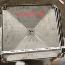 Custom western restaurant fast food restaurant table base steel plate stamping base square plate 500*500