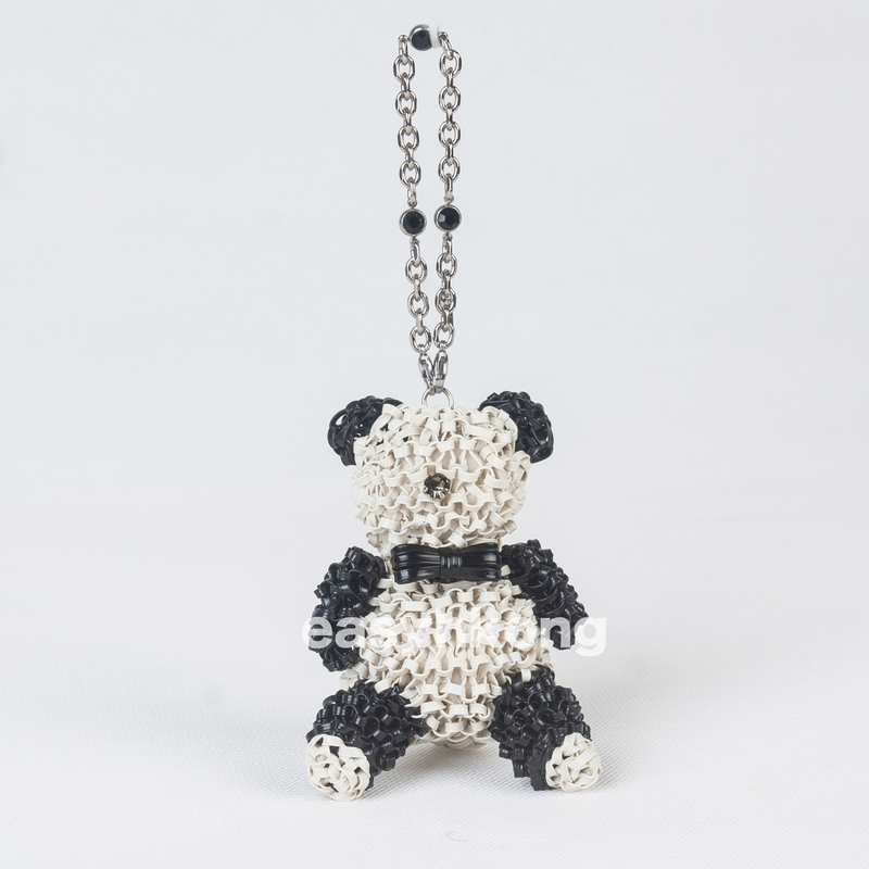 2026 New Cherry Bear 3D Crystal Panda Bag Accessory Ice Cream Cone Pendant 2026 New Cherry Bear 3D Crystal Panda Bag Accessory Ice Cream Cone Pendant