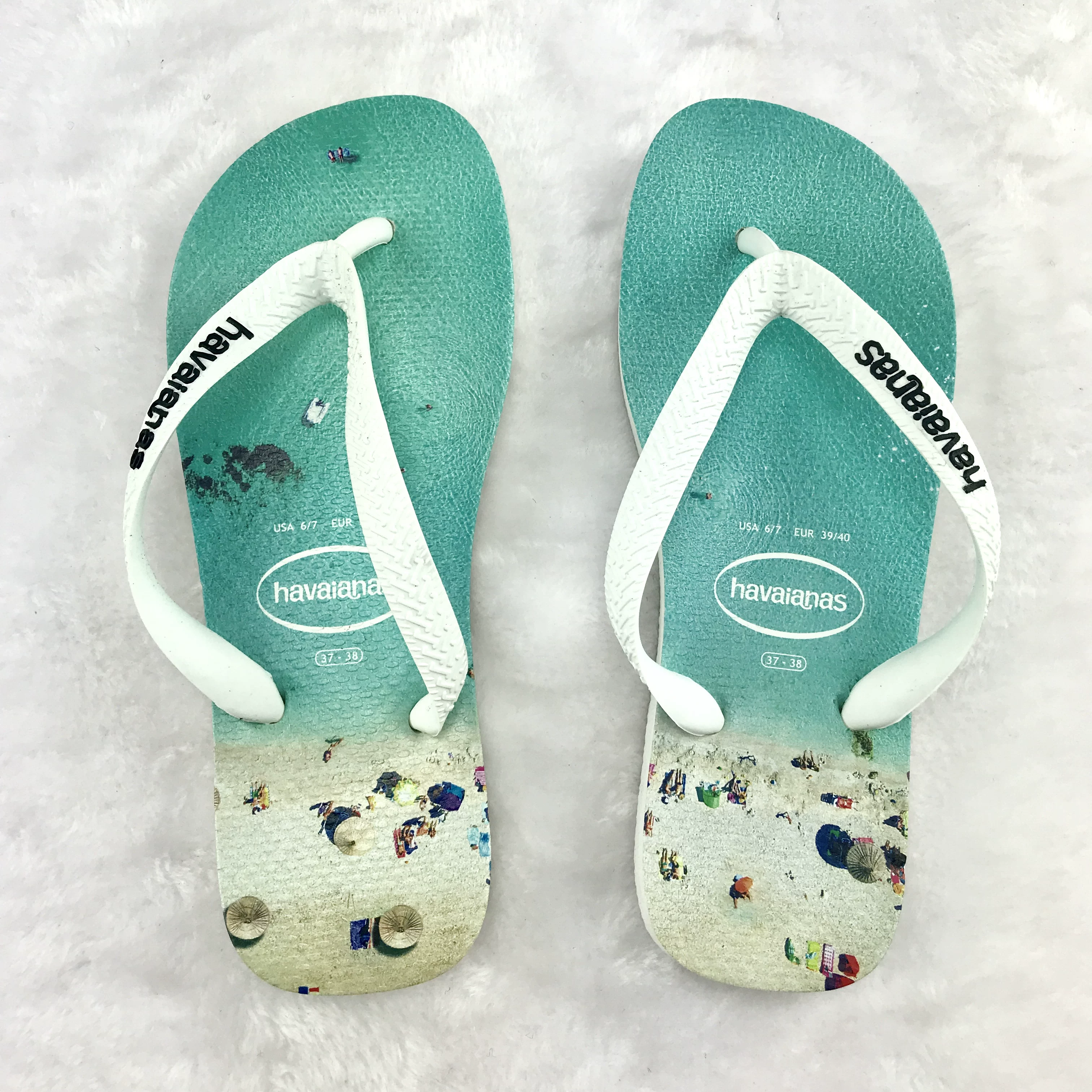 Шлепанцы Havaianas, нескользящие резиновые тапочки