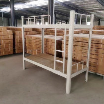 Bunk bunk double iron bed thickened iron bed student dormitory apartment steel frame bed dormitory high and low bed frame iron double