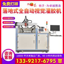 Peach silicone glue filling machine is divided into five heads of automatic ab glue filling machine Small LED car lamp glue filling machine